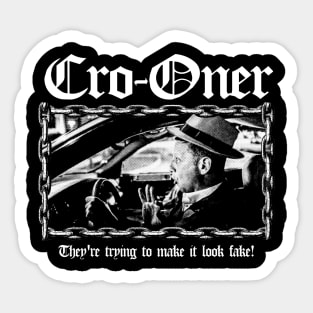 The Driving Crooner Sticker